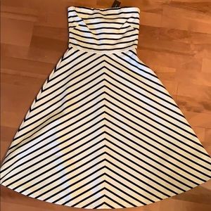 NWT Strapless striped The Limited dress